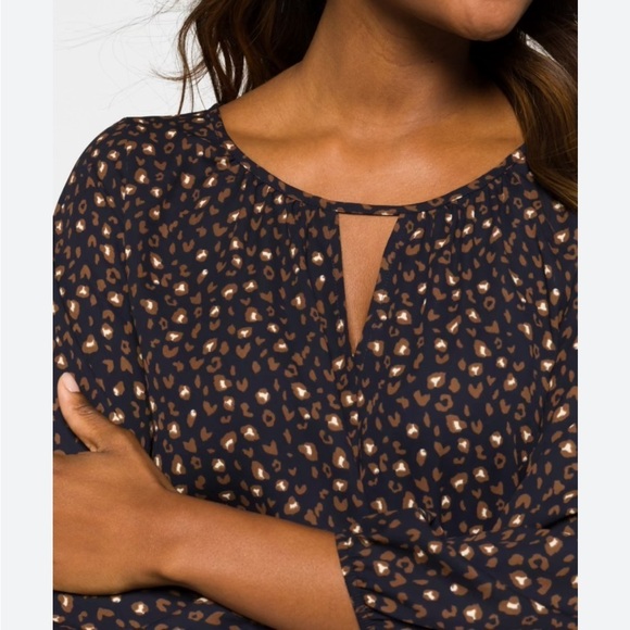 West Kei Casita Tie Front Blouse - Picture 2 of 5